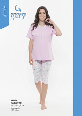 PIGIAMA DONNA M/M R55059 Tellini S.r.l. Ingrosso Abbigliamento